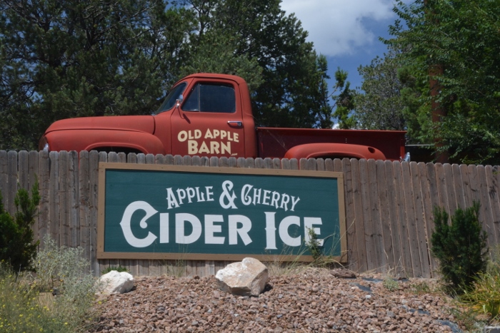 old apple barn pickup truck